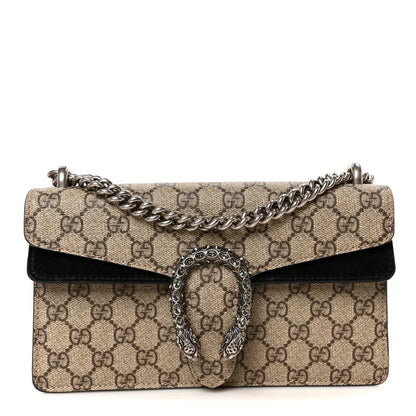 Small Suede Shoulder Bag - Beige