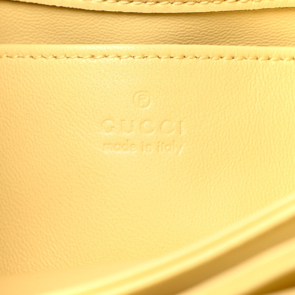 Small Calfskin Shoulder Bag - Yellow