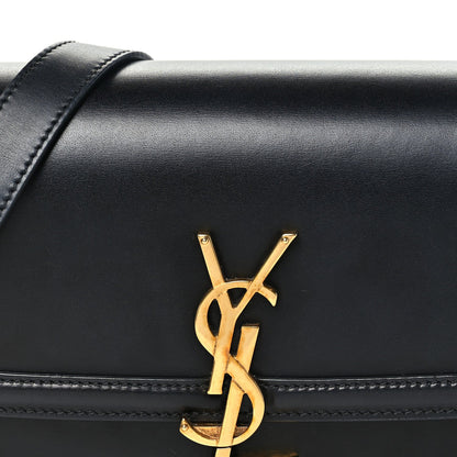 Small Calfskin Satchel Bag - Black
