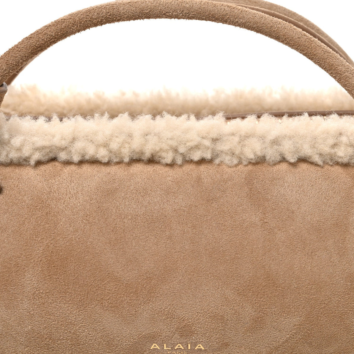 Lambskin Suede Clutch Bag