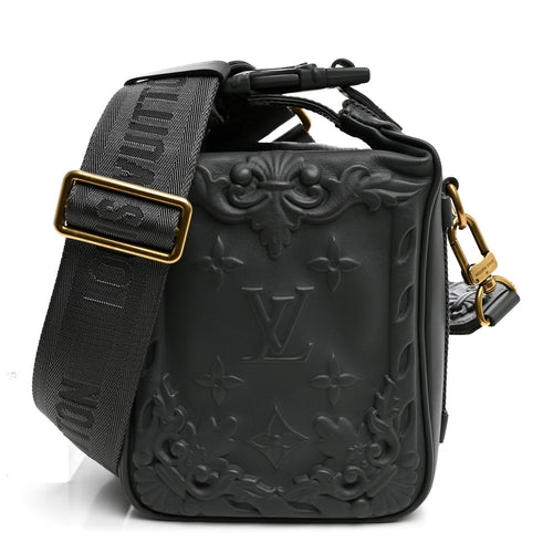 Calfskin Handbag - Gray