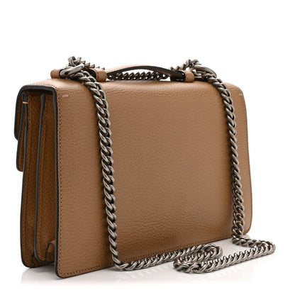 Small Calfskin Shoulder Bag - Natural