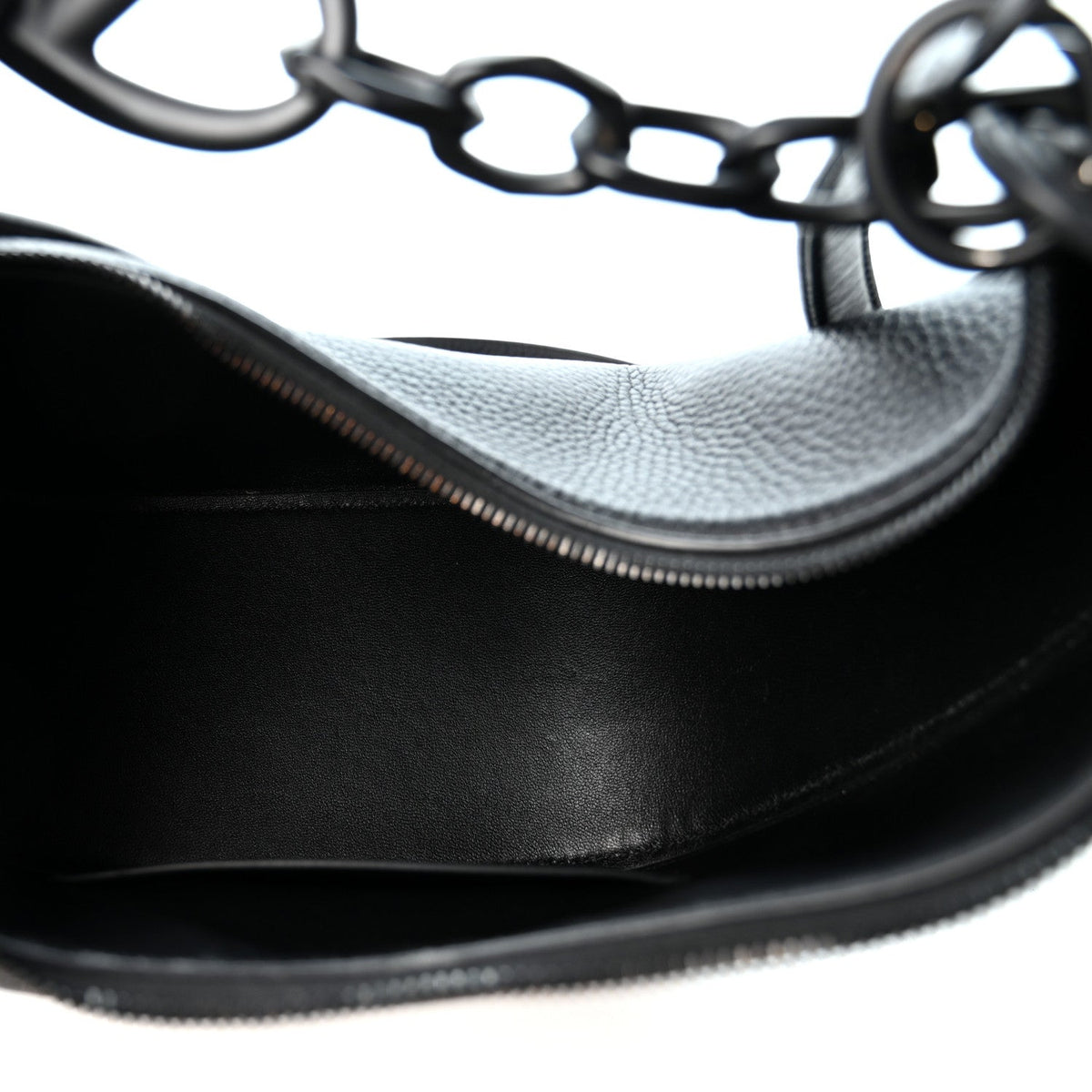 Small Calfskin Hobo Bag - Black