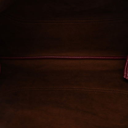 Maxi Calfskin Shoulder Bag - Red
