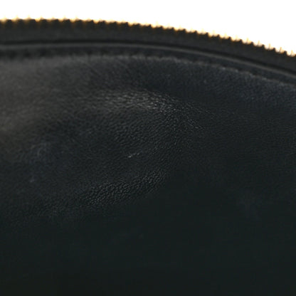 Mini Calfskin Crossbody Bag - Black