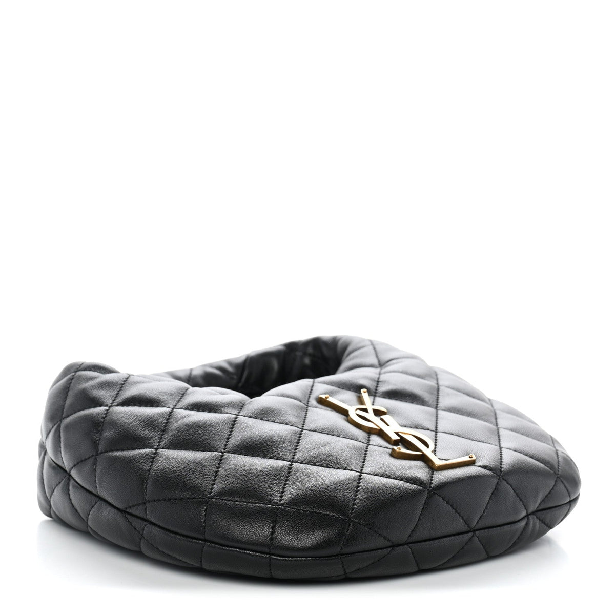 Quilted Lambskin Handbag - Black