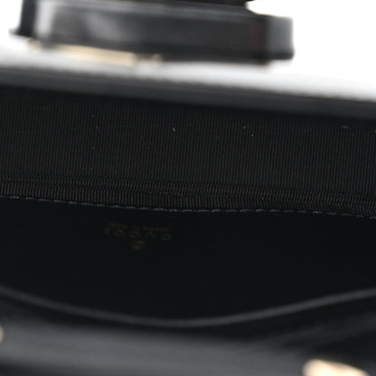 Small Calfskin Handbag - Black
