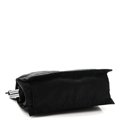 Nylon Shoulder Bag - Black