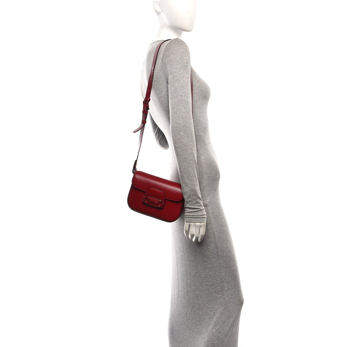 Calfskin Shoulder Bag - Red