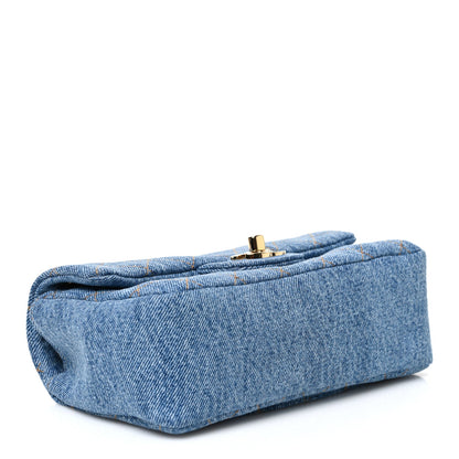 Mini Flap Shoulder Bag - Blue