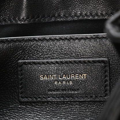 Mini Quilted Lambskin Handbag - Black