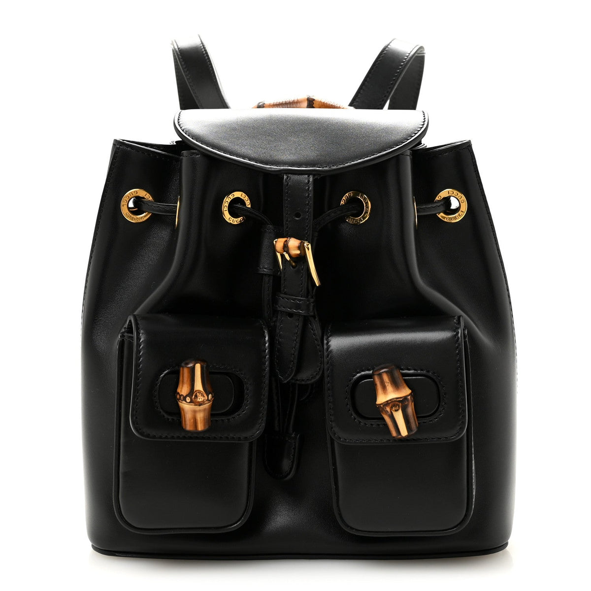 Calfskin Backpack - Black