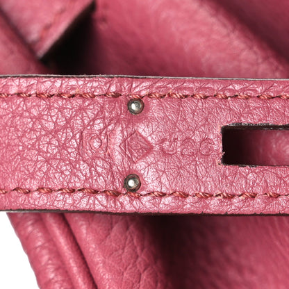Taurillon Clemence Birkin 30 Bois De Ros Handbag