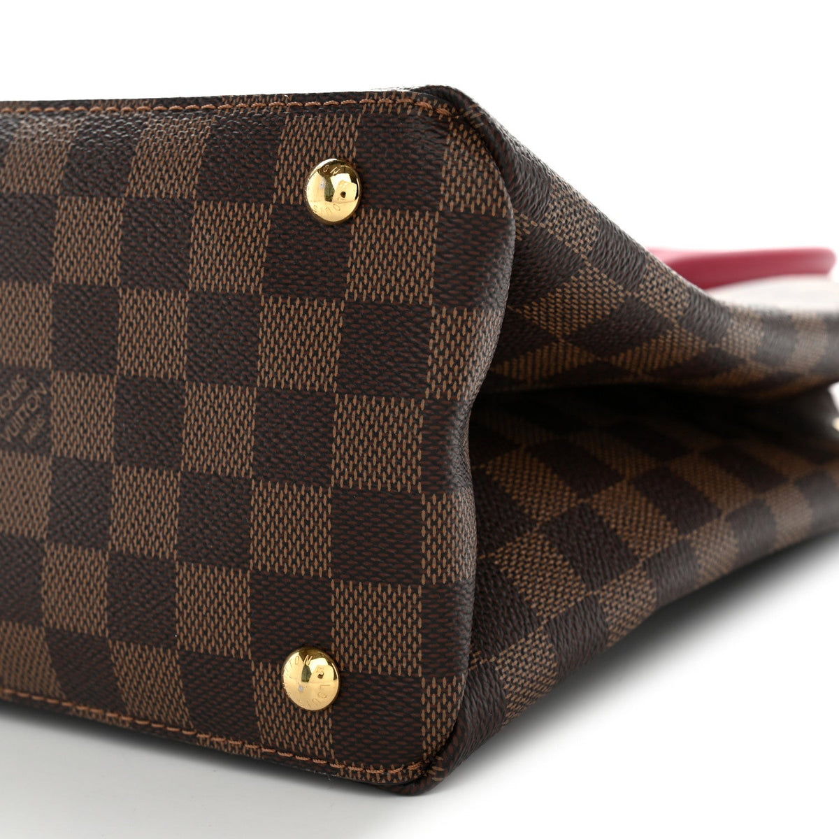 Damier Ebene Lv Riverside Lie De Vin Handbag