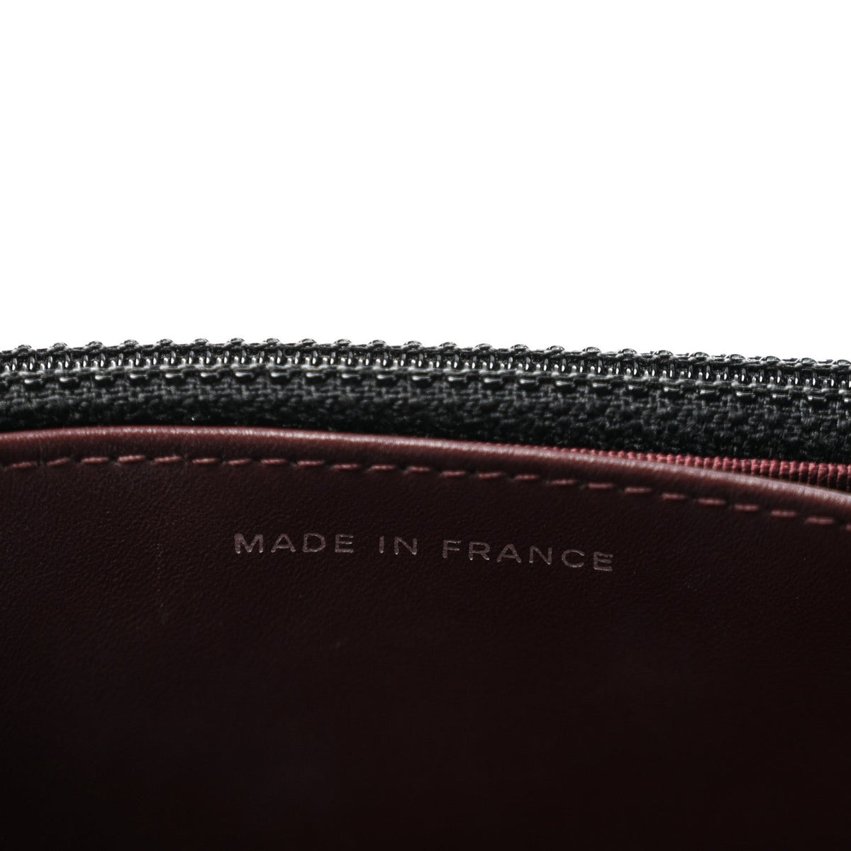 Quilted Caviar Wallet Bag - Black
