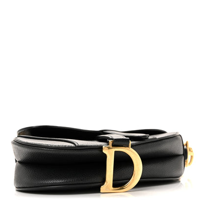Mini Calfskin Handbag - Black