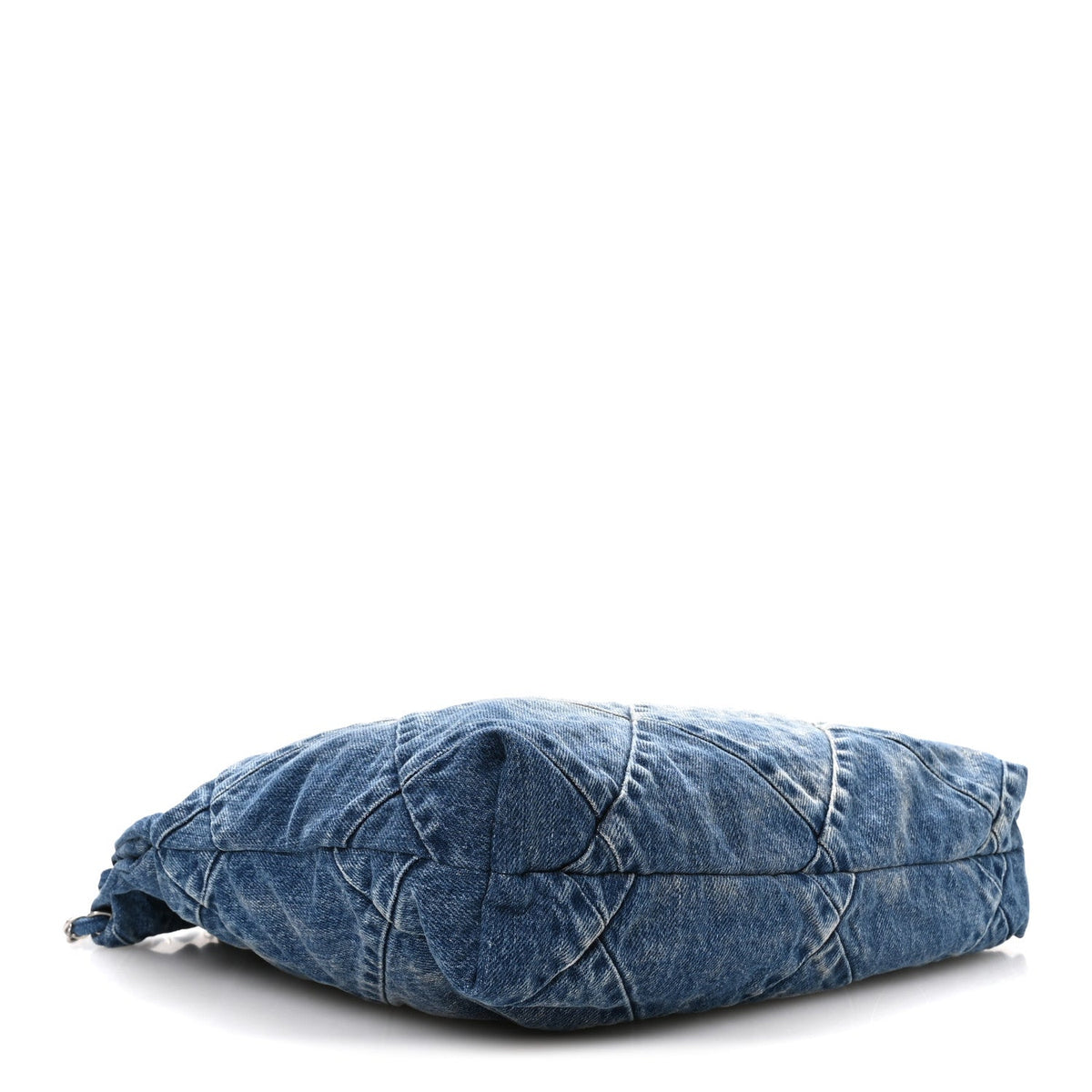 Small Quilted Handbag - Blue