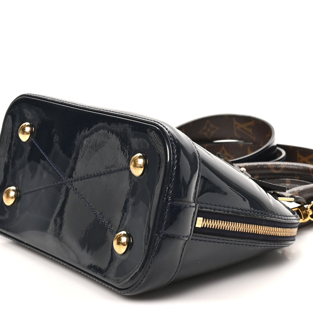Patent Monogram Alma Bb Marine Handbag