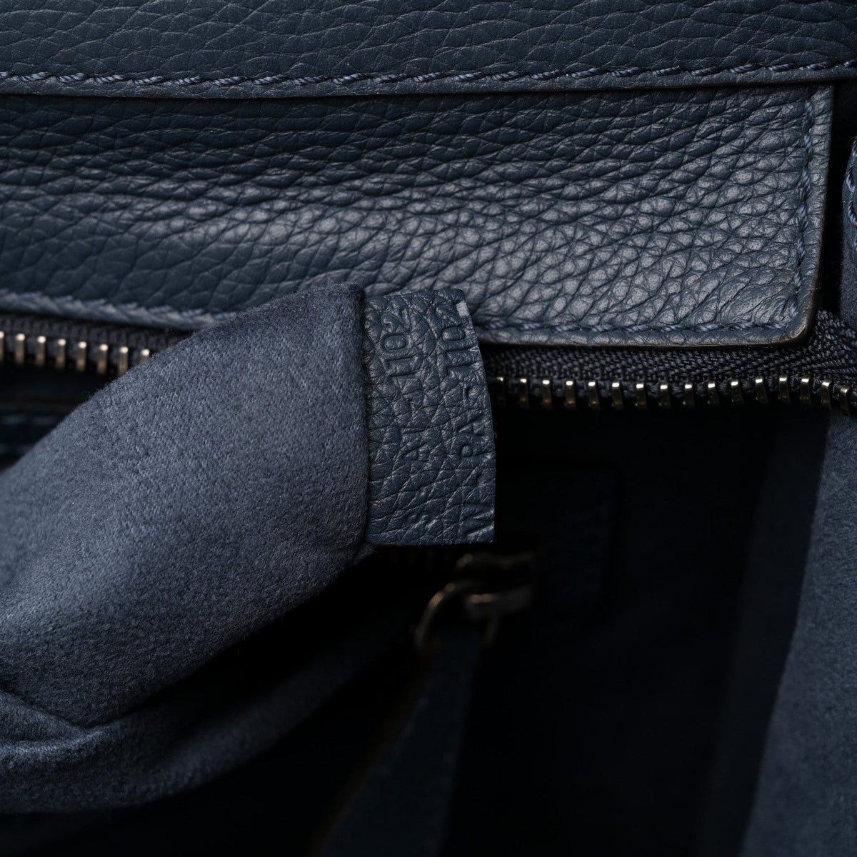 Mini Calfskin Travel Bag - Blue