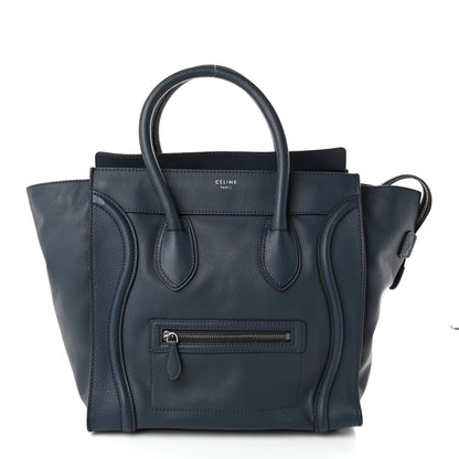 Mini Calfskin Travel Bag - Blue