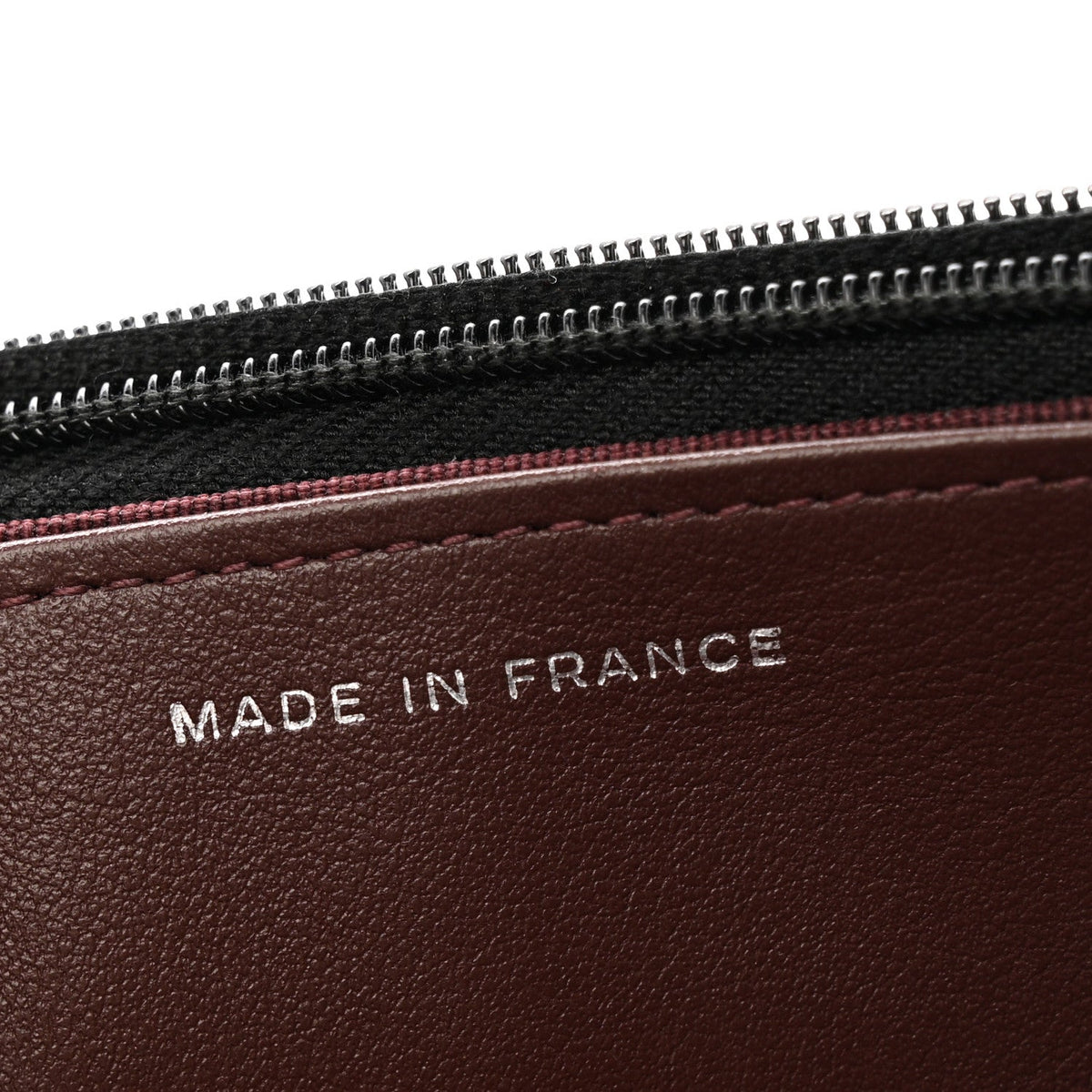 Quilted Caviar Wallet Bag - Black