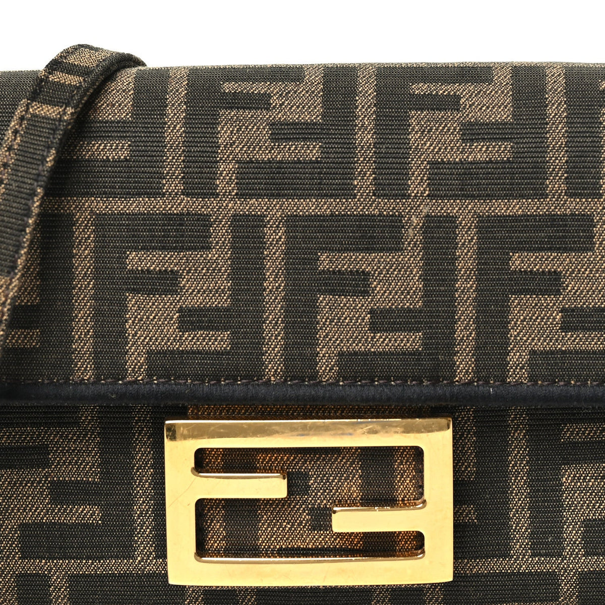 Mini Fabric Handbag - Black