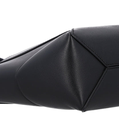 Mini Calfskin Tote Bag - Black
