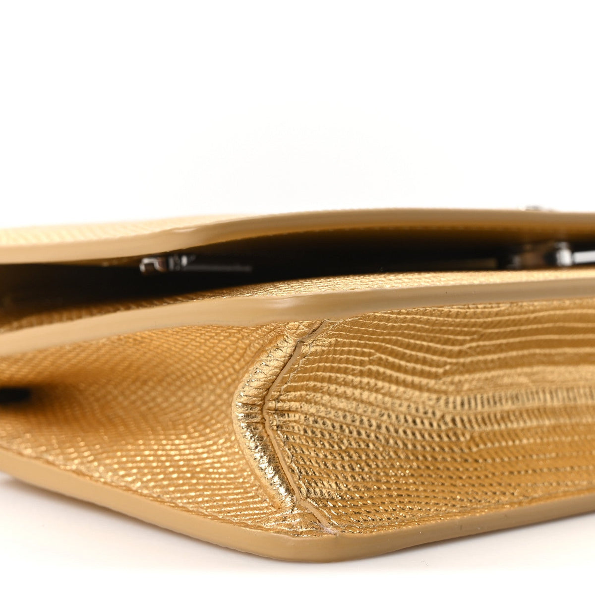 Calfskin Wallet Bag - Gold