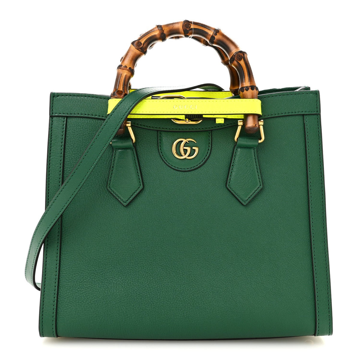 Small Calfskin Tote Bag - Green