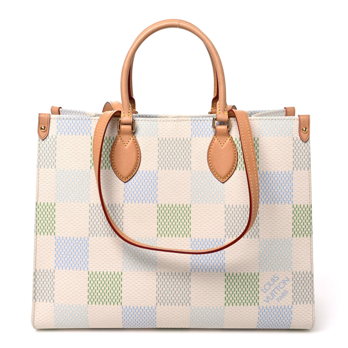 Damier Giant Onthego Mm Pistachio Handbag