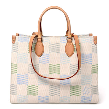 Damier Giant Onthego Mm Pistachio Handbag