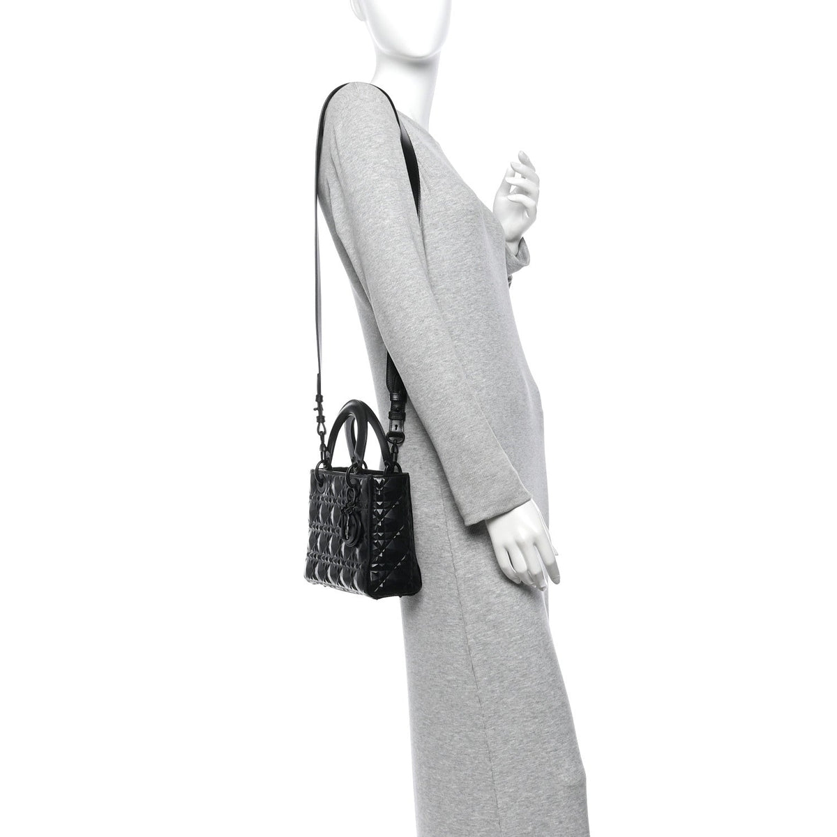 Small Calfskin Handbag - Black