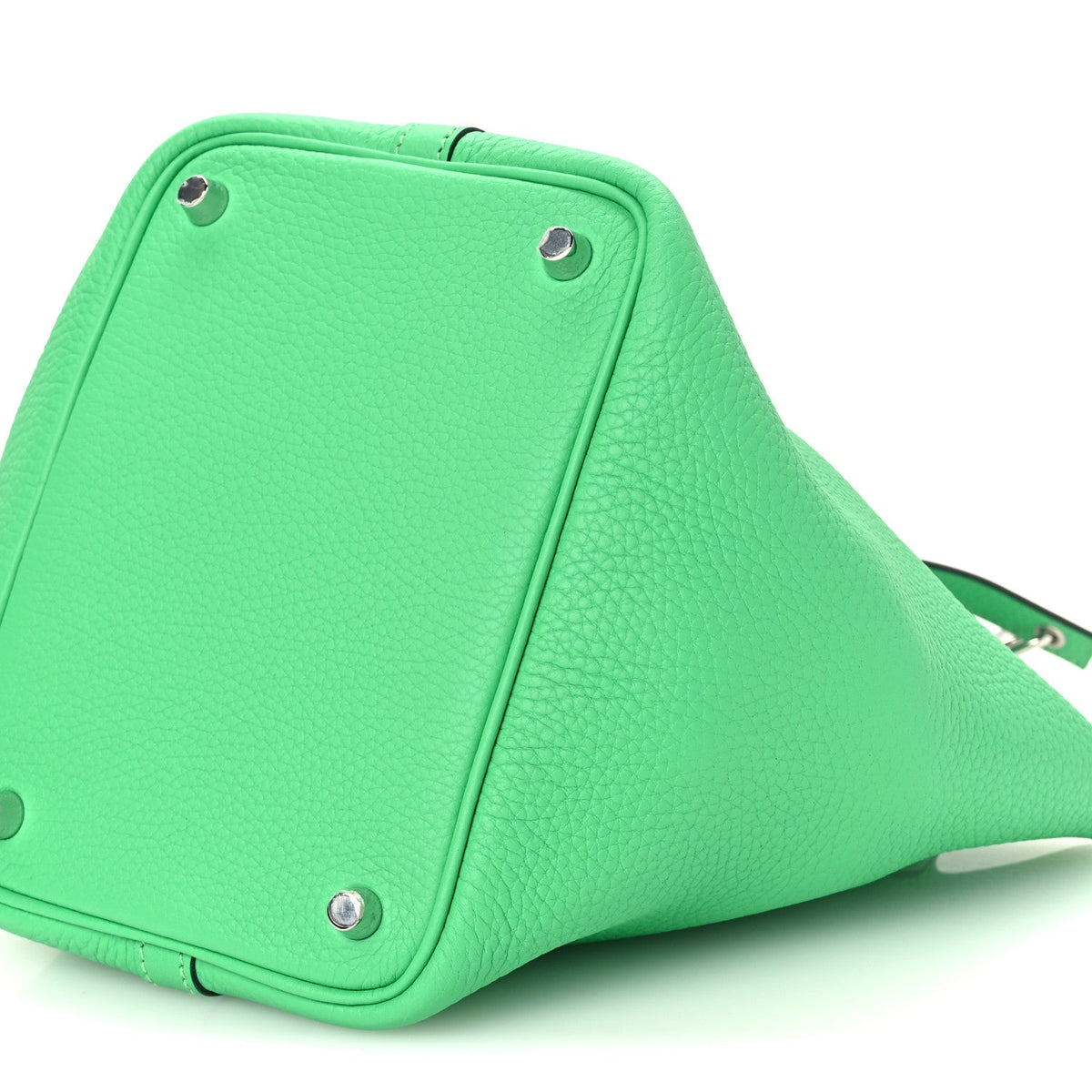 Taurillon Clemence Swift Eclat Picotin L Handbag