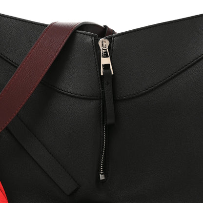 Medium Calfskin Shoulder Bag - Black