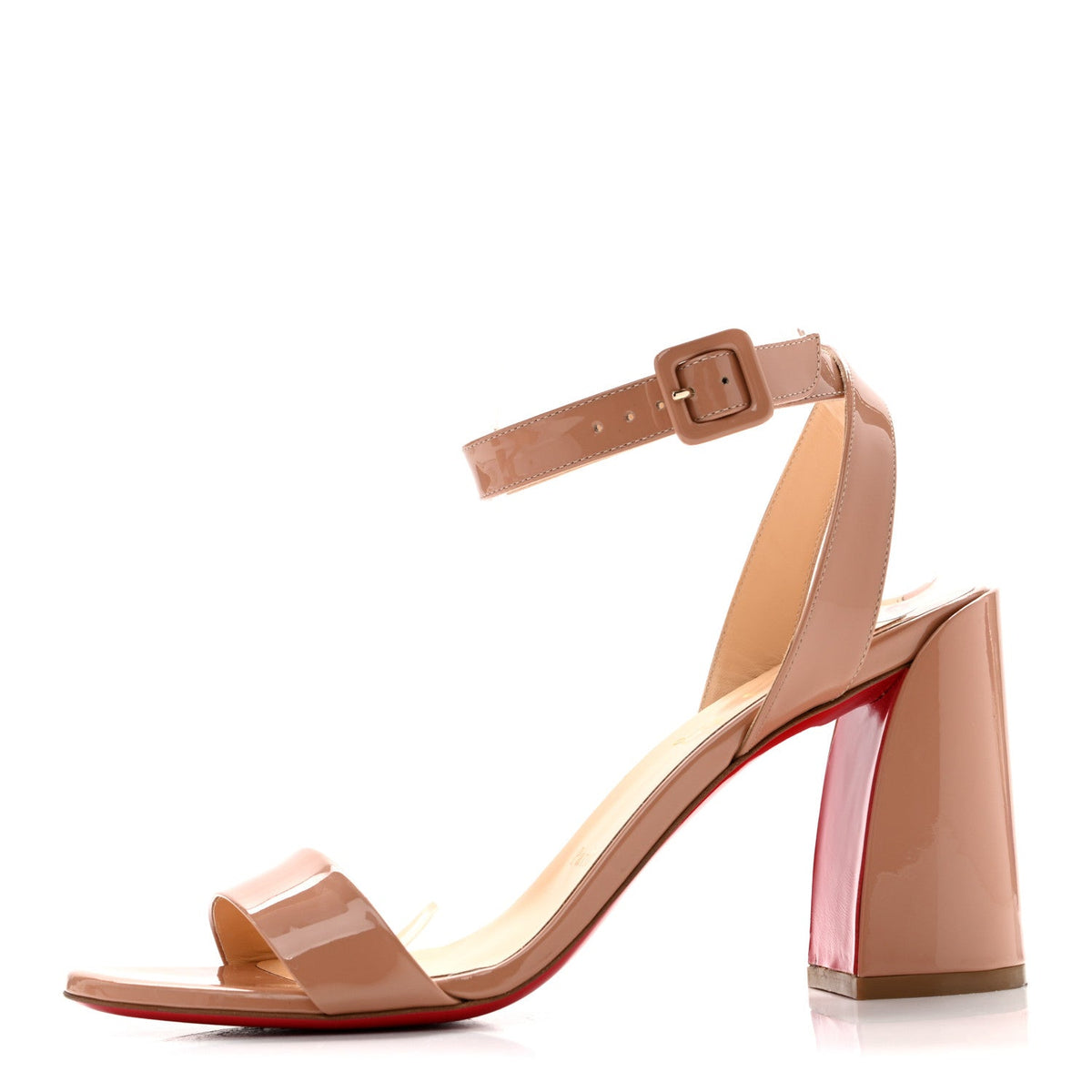 Patent Miss Sabina Sandals Nude