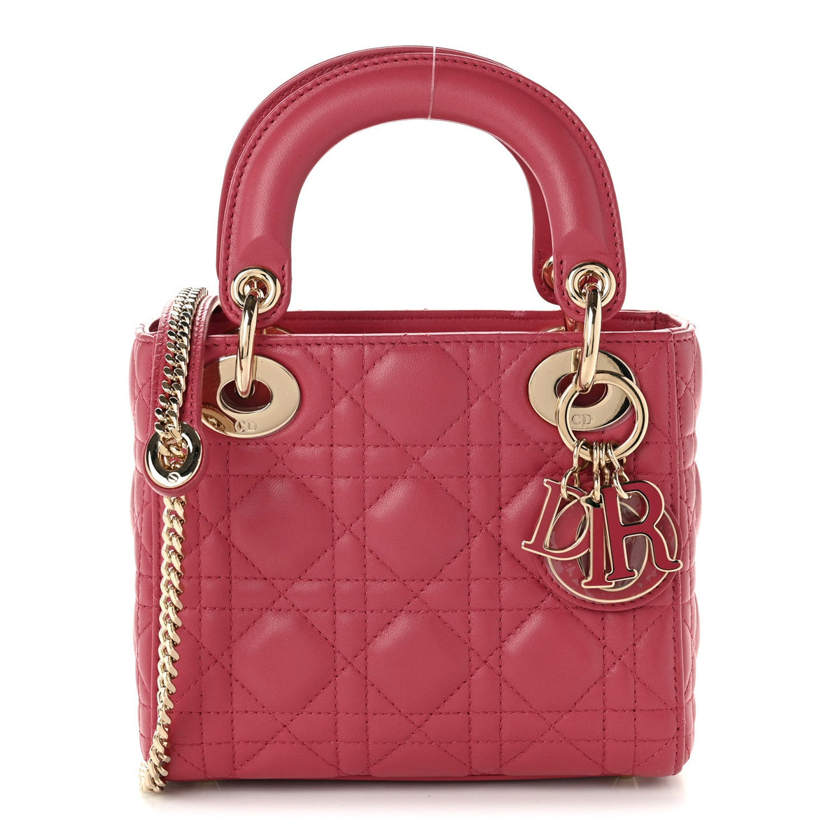 Mini Lambskin Handbag - Pink
