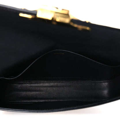 Calfskin Shoulder Bag - Black