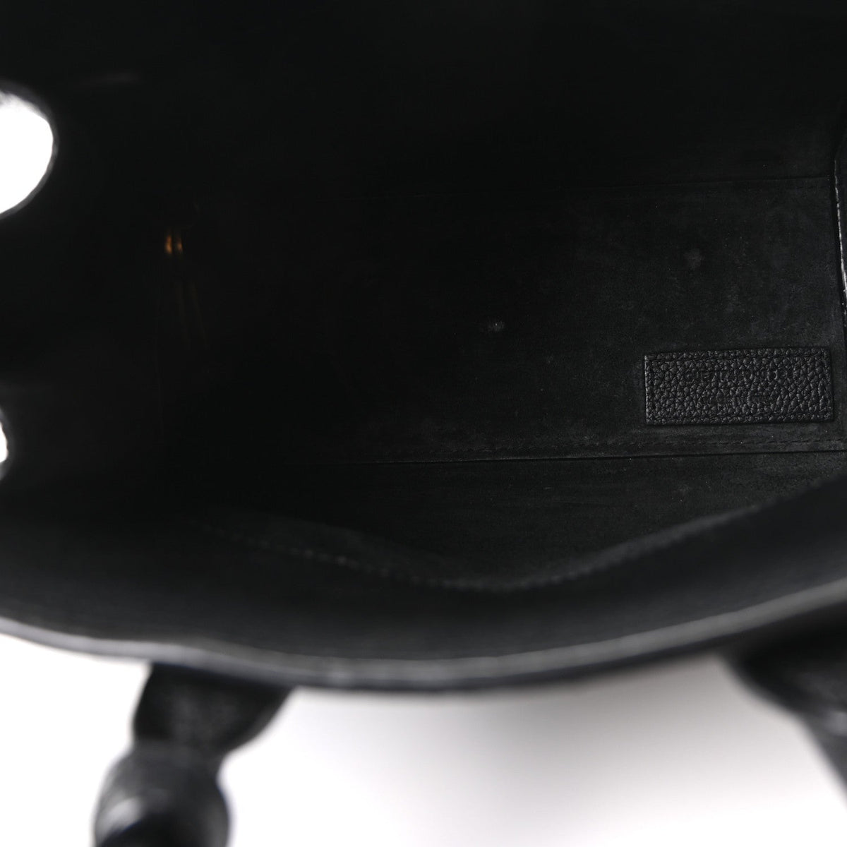 Nano Calfskin Handbag - Black