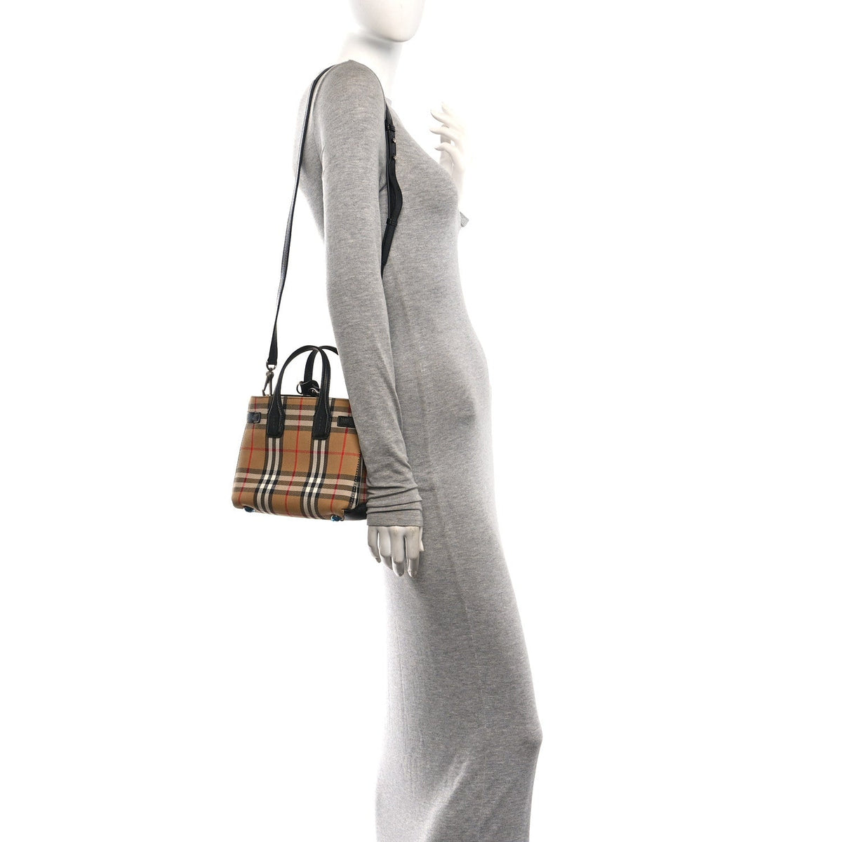 Small Goatskin Tote Bag - Black