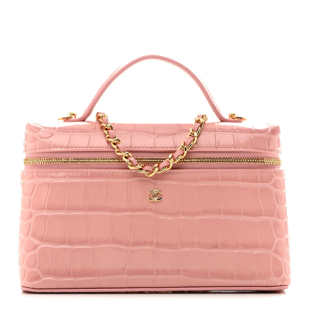 Calfskin Handbag - Pink