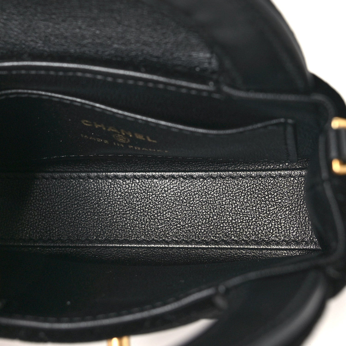 Mini Quilted Handbag - Black