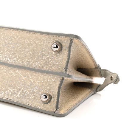 Nappa Satchel Bag - Gray