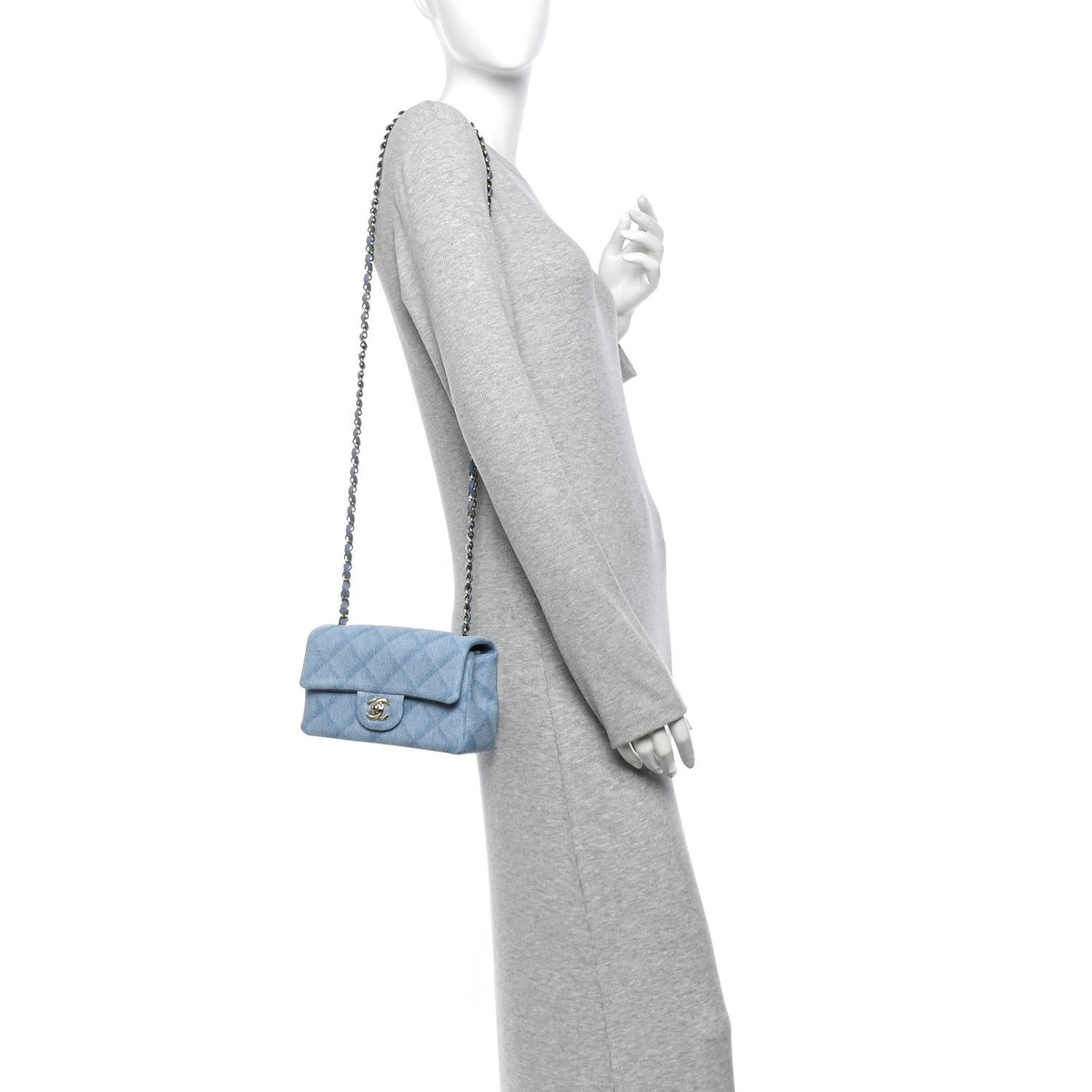 Mini Quilted Flap Shoulder Bag - Tan