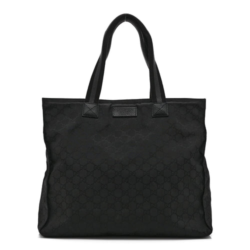 Nylon Tote Bag - Black