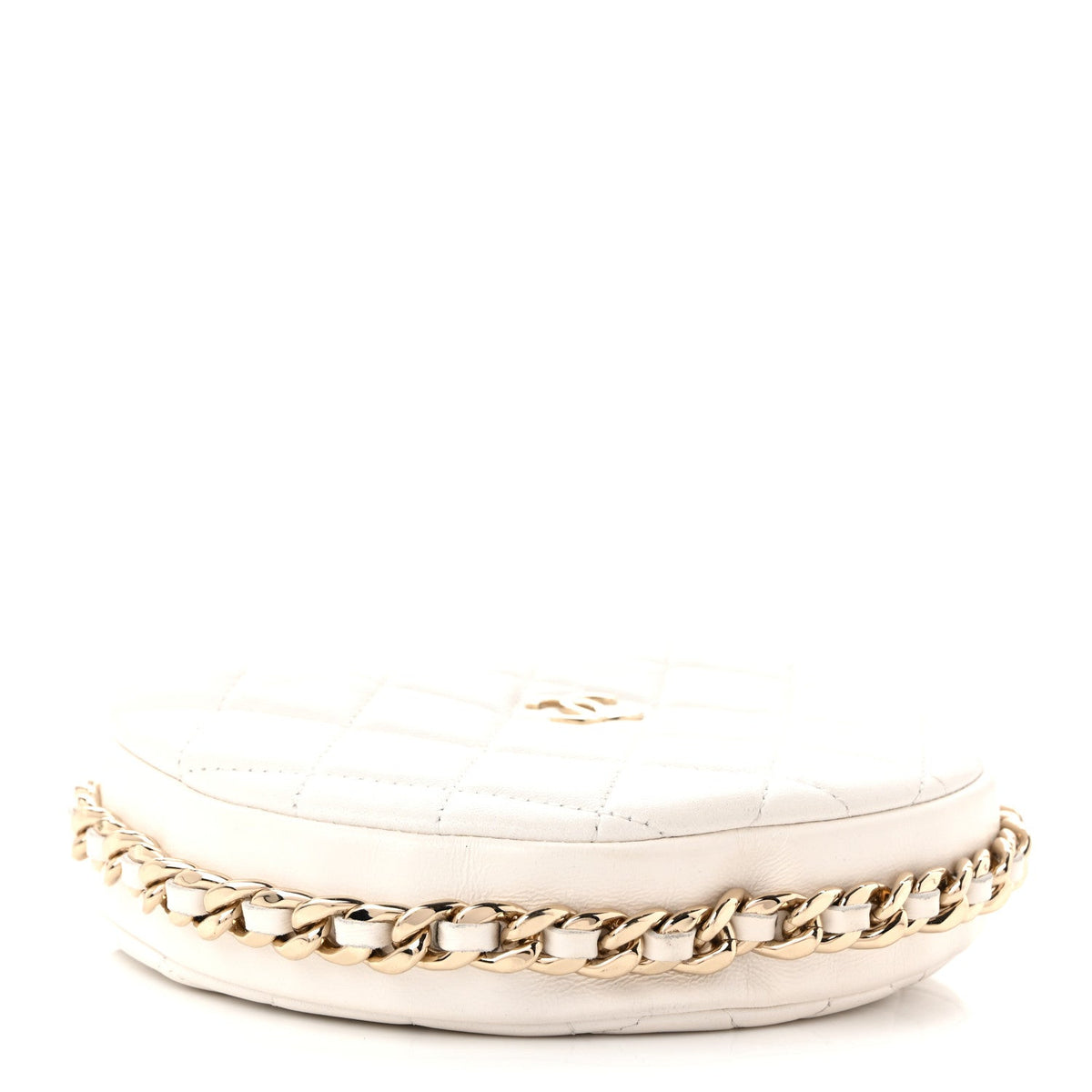 Quilted Lambskin Hobo Bag - White