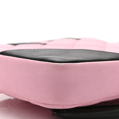 Small Quilted Calfskin Handbag - Pink