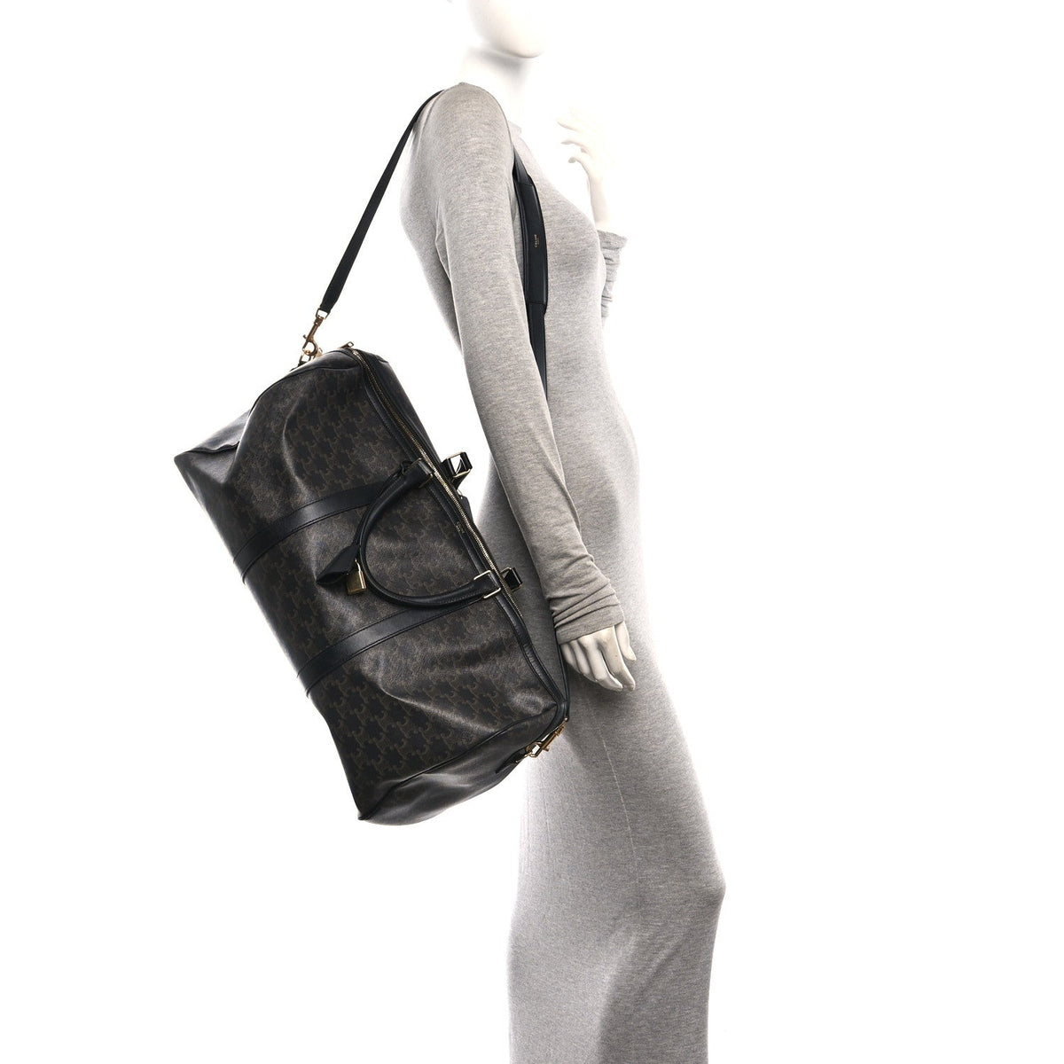 Large Canvas Handbag - Black