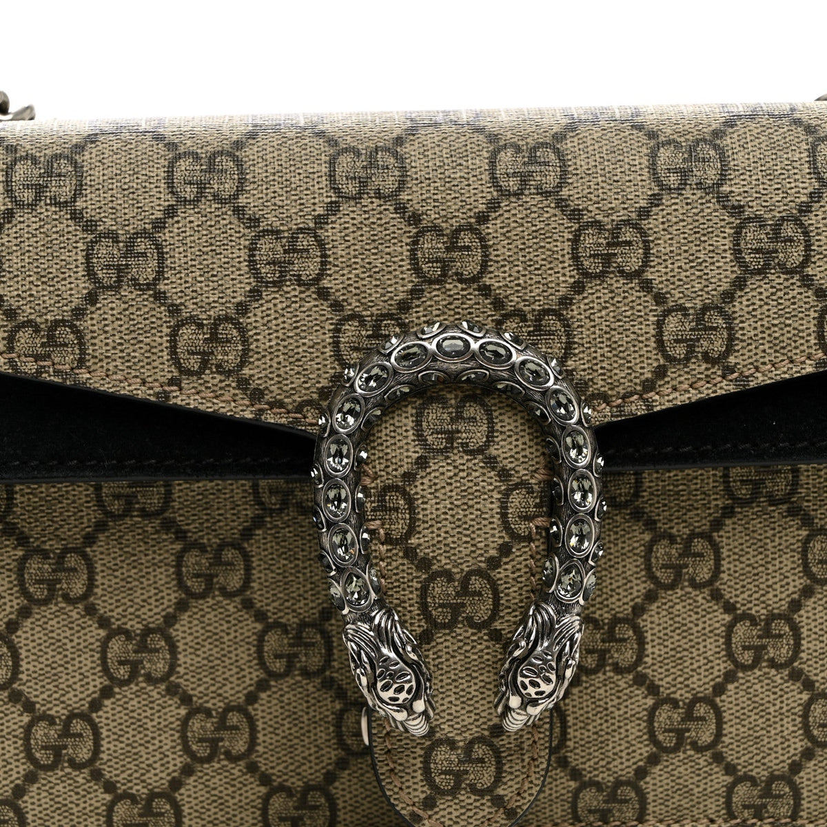 Small Suede Shoulder Bag - Beige