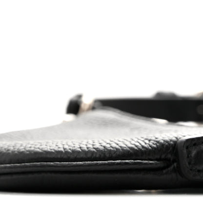 Mini Calfskin Handbag - Black