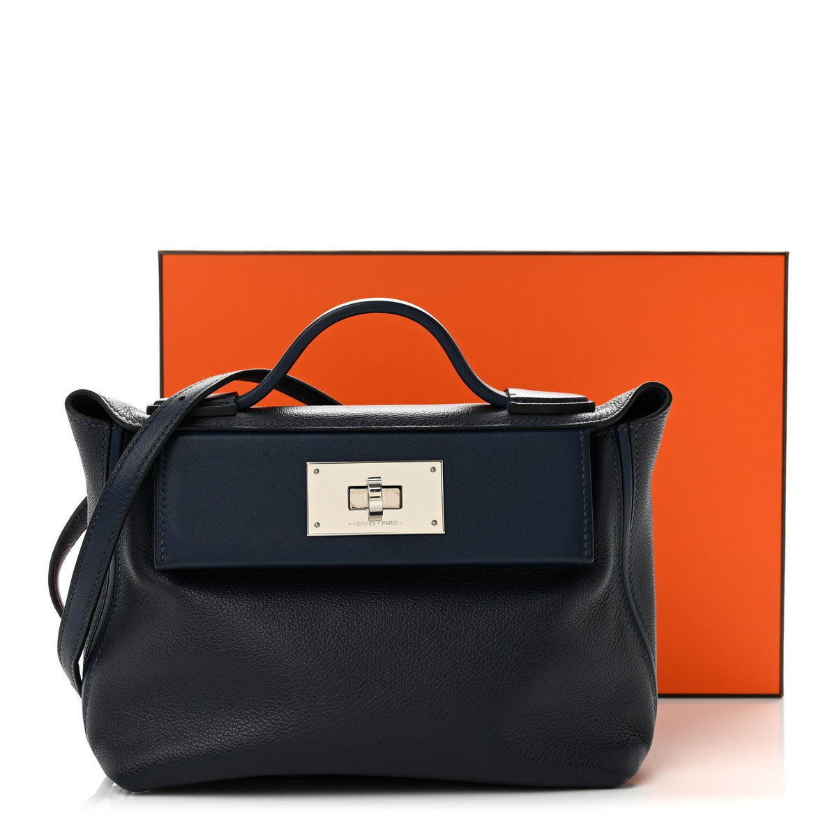 Evercolor Swift / 21 Bleu Nuit Bleu Navy Handbag